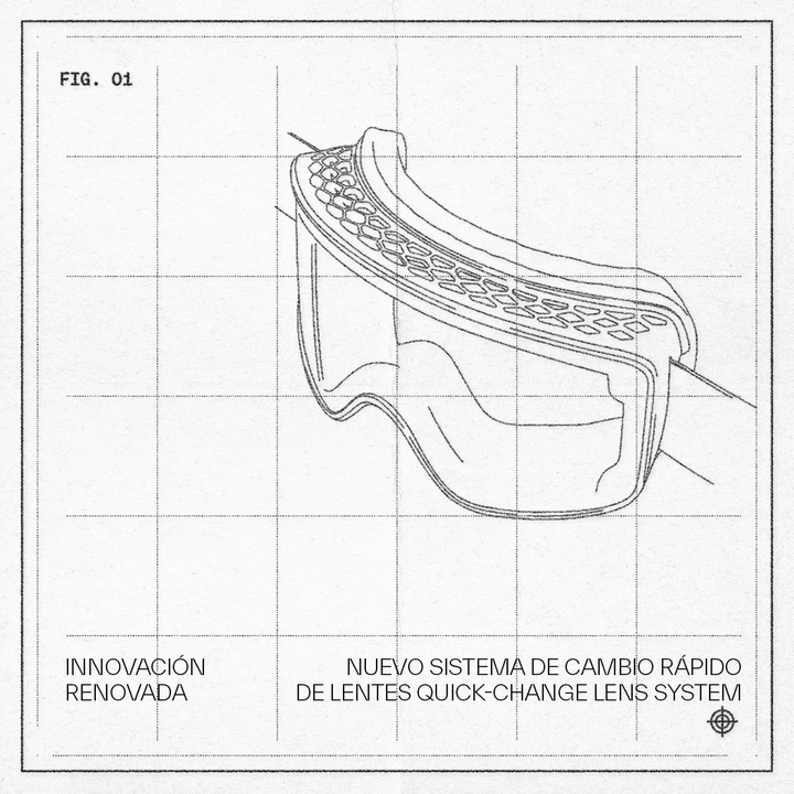 gif of lens change system on method goggles