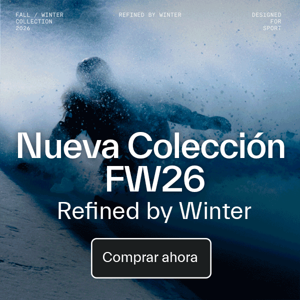 La colección FW27 conecta directamente con esta sensación: Refined by Winter & Designed For Sport.